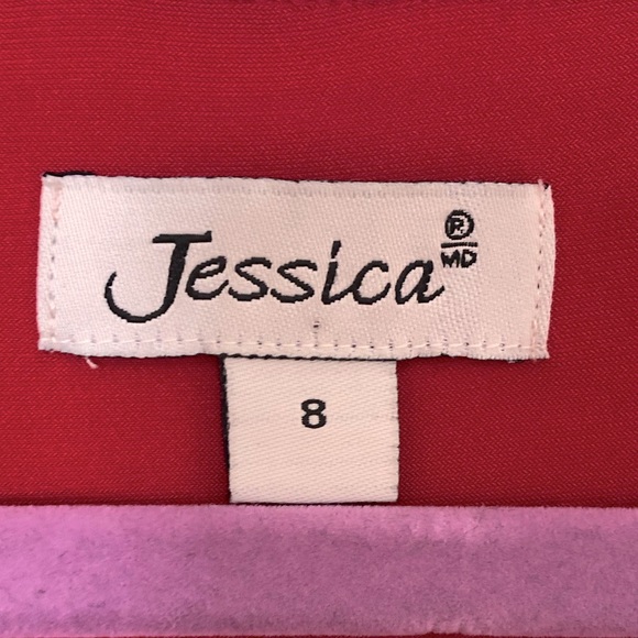 Jessica Ruched Red Midi Dress - Picture 3 of 6